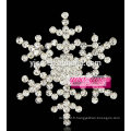 Broches de mariage multi pétales flocons de neige broches en cristal floral